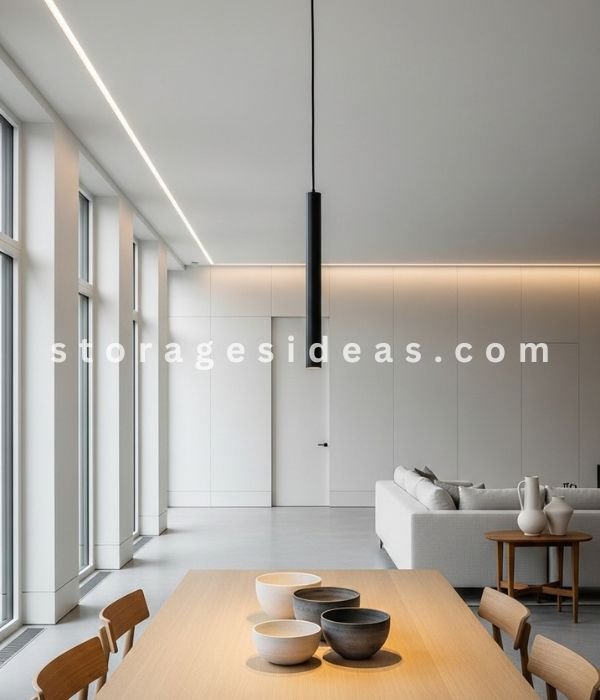 Pendant Lights Over Dining