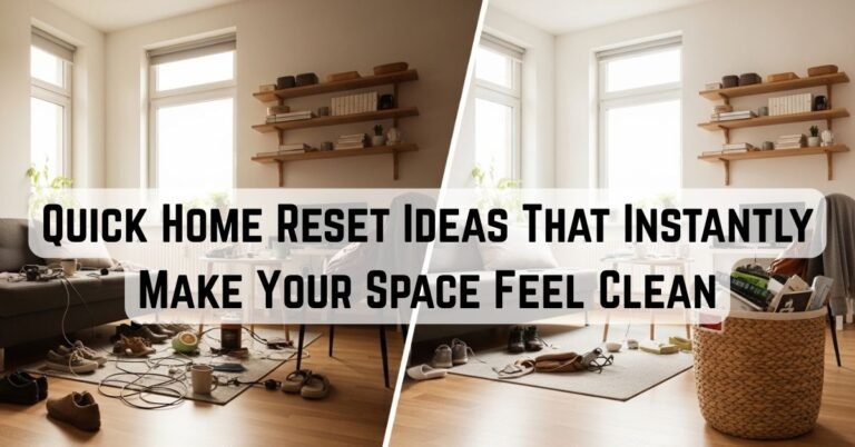 quick home reset ideas