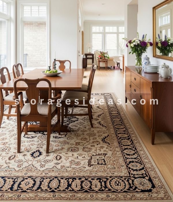 Rugs and Storage Together