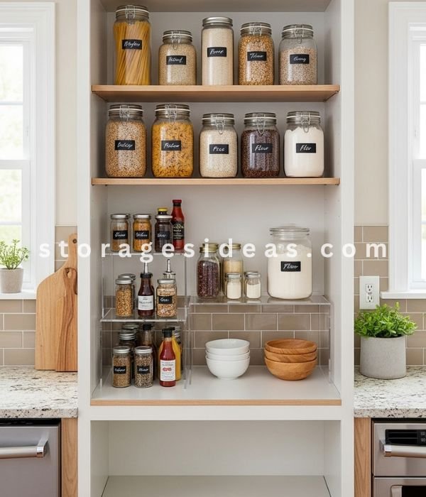 Shelf Risers That Double Usable Space