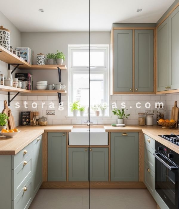 Shelves vs Cabinets in the Kitchen