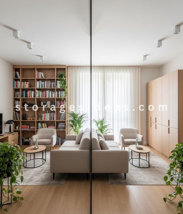 Shelves vs Cabinets in the Living Room