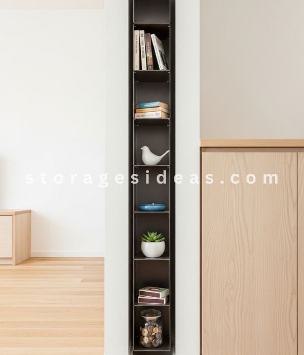 Slim Vertical Shelves