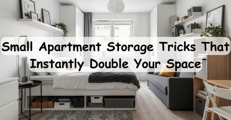17 Genius Small Apartment Storage Tricks That Instantly Double Your Space