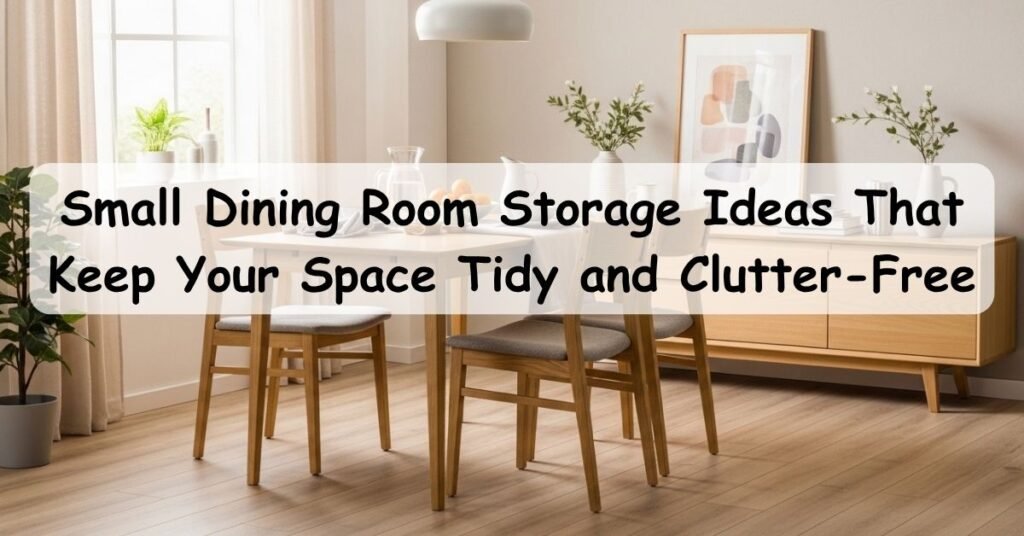 10 Best Small Dining Room Storage Ideas That Keep Your Space Tidy and Clutter-Free