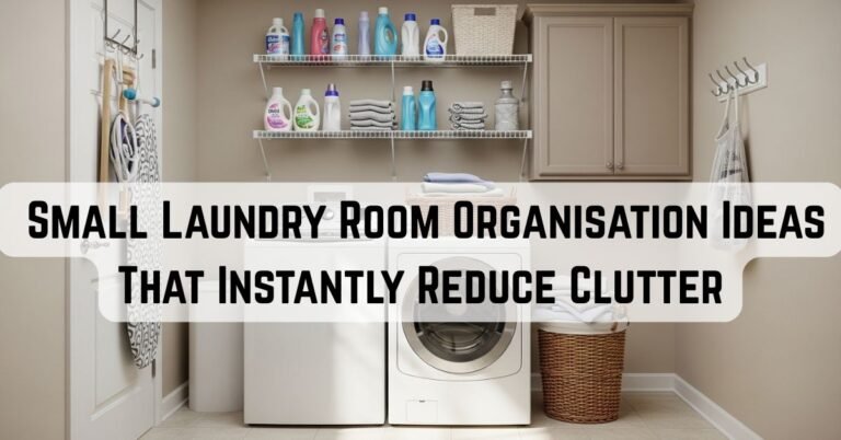 11 Small Laundry Room Organisation Ideas That Instantly Reduce Clutter