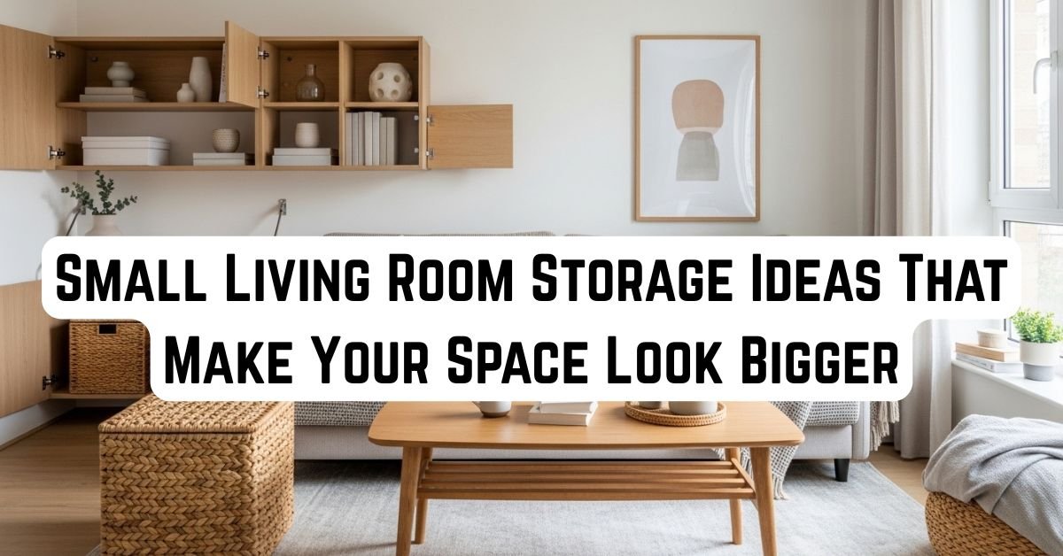 Small Living Room Storage Ideas That Make Your Space Look Bigger
