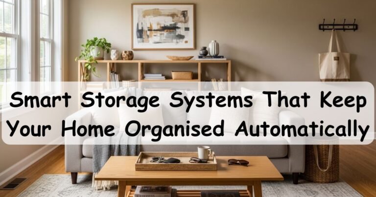 8 Smart Storage Systems That Keep Your Home Organised Automatically