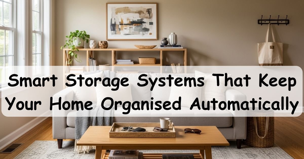 Smart Storage Systems That Keep Your Home Organised Automatically