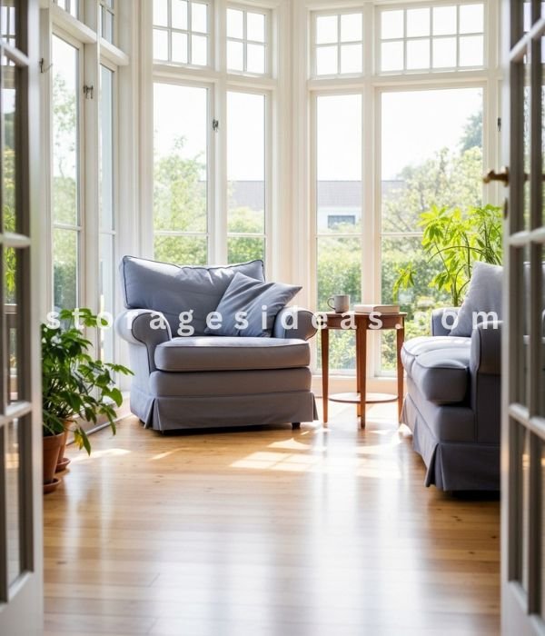 9 Practical Sunroom Ideas That Improve Comfort and Everyday Use 1 Start with Seating