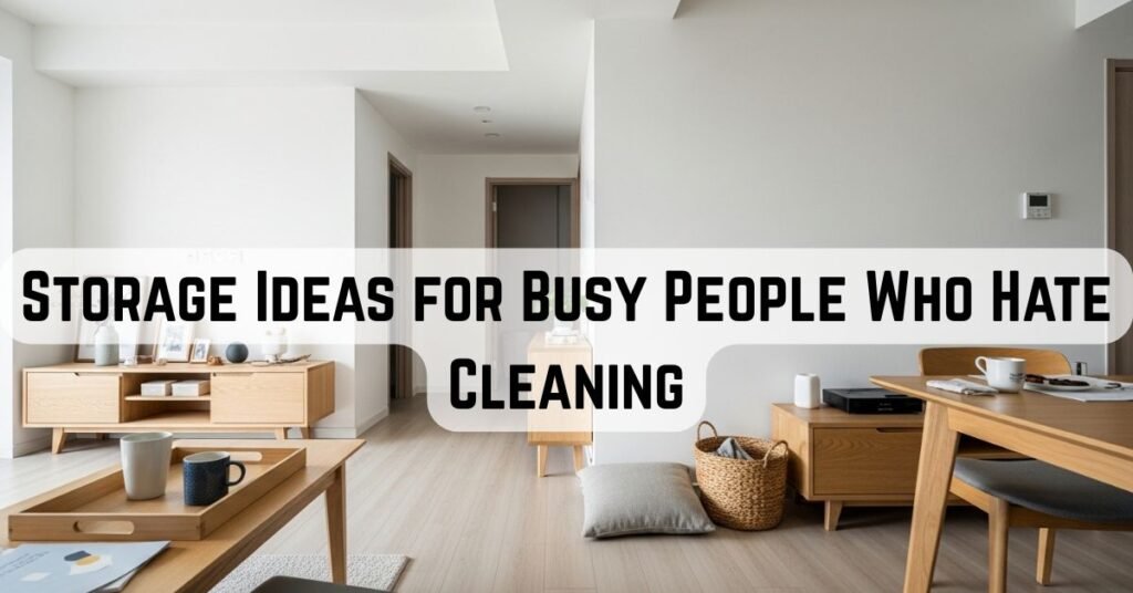 15 Storage Ideas for Busy People Who Hate Cleaning