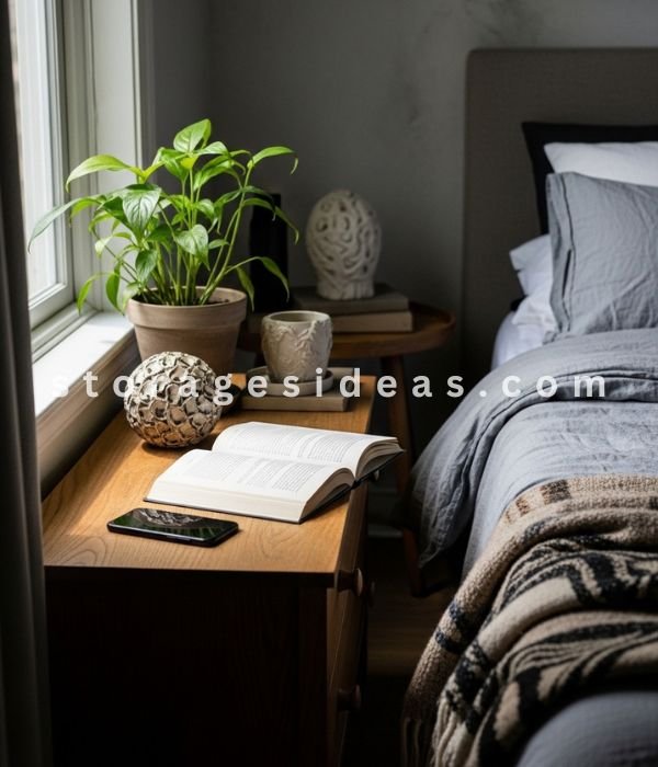 11 Creative Nightstand Storage Ideas That Keep Your Bedside Clutter-Free 11 Styled It Like a Functional Decor Piece