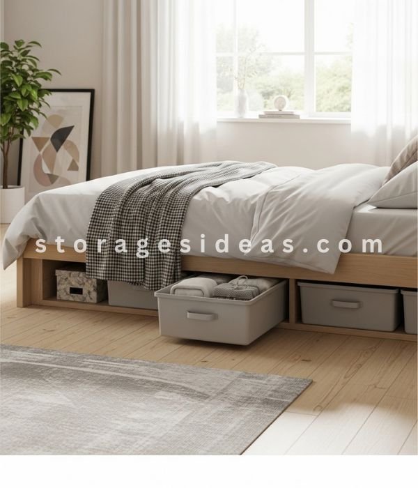 Storage Ideas for Renters: Under-Bed Storage