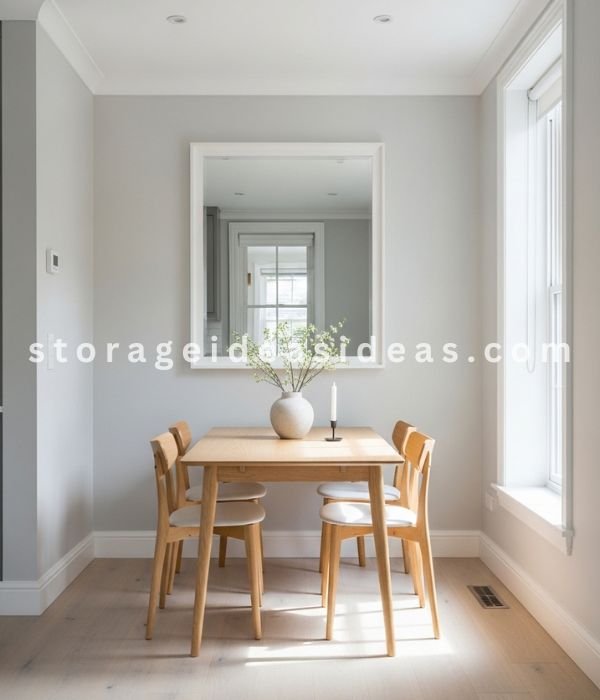9 Small Dining Room Makeover Ideas That Transform Your Space Without Renovation 4 Use Mirrors to Create Depth and Light