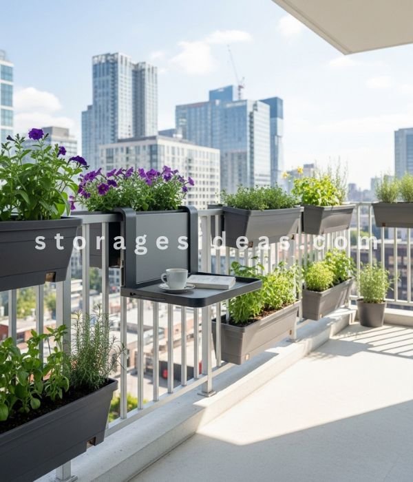 Use Railings for Smart Storage