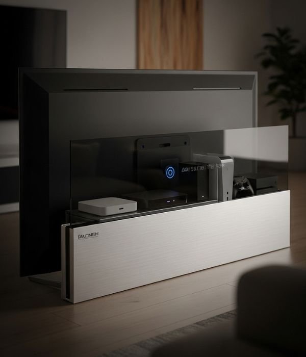 8 Simple Behind TV Storage Ideas for a Clean and Minimal Look 5 Using Closed Storage 2