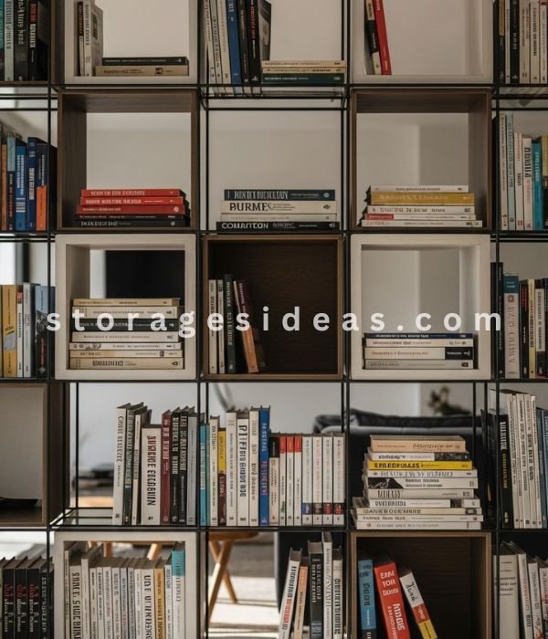 15 Living Room Partitions With Storage Ideas That Make the Space Work More Clearly 4 Using Cube Storage