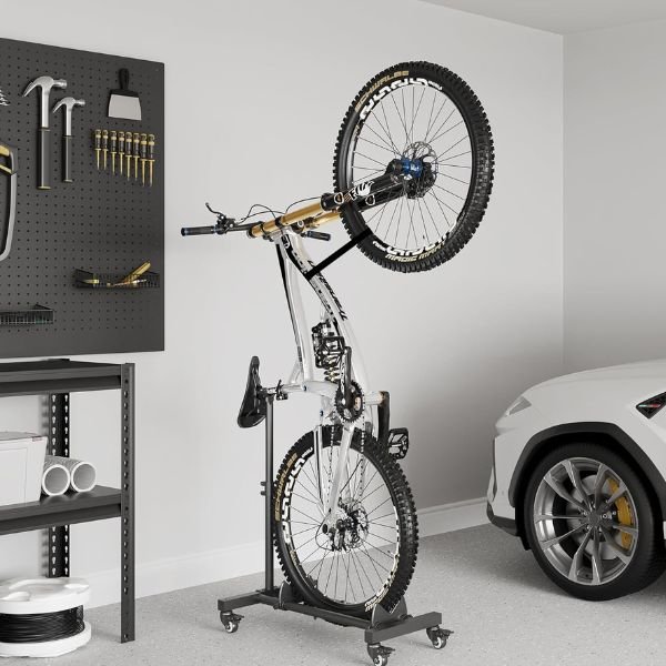 Sttoraboks Vertical Bike Stand Freestanding Floor Rack Garage Indoor