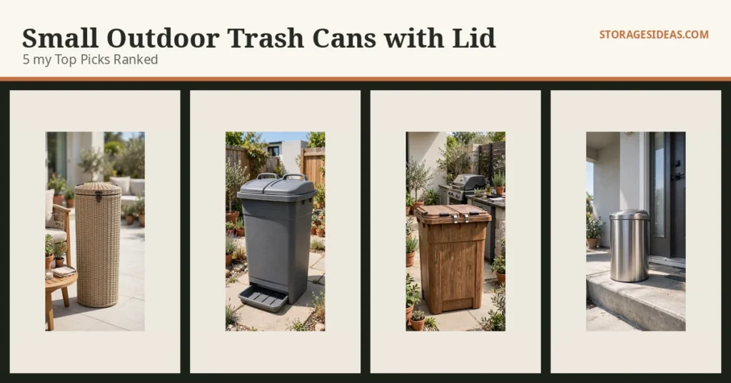5 Small Outdoor Trash Cans with Lid: My Top Picks Ranked
