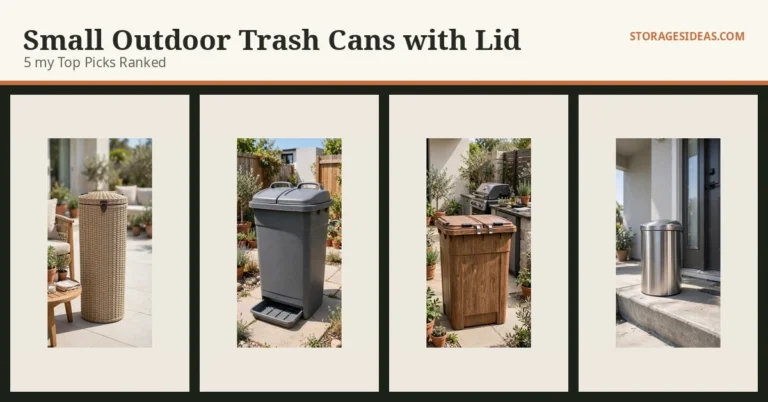 5 Small Outdoor Trash Cans with Lid: My Top Picks Ranked 28 5 Small Outdoor Trash Cans with Lid: My Top Picks Ranked
