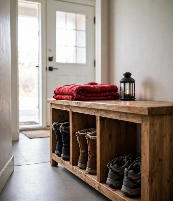 10 Christmas Entryway Decor Ideas for Small Spaces 8 Christmas entryway decor