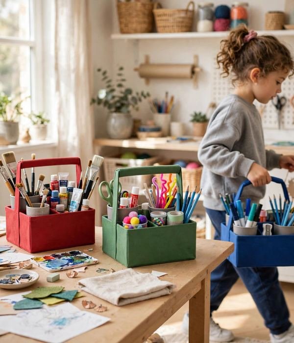 30 Toy Storage Ideas for Bedrooms, Playrooms and Living Rooms 25 Art Supply Caddies, Not Art Supply Drawers – toy storage ideas