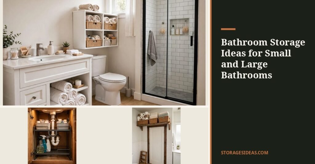 30 Bathroom Storage Ideas for Small and Large Bathrooms 2 30 Bathroom Storage Ideas for Small and Large Bathrooms