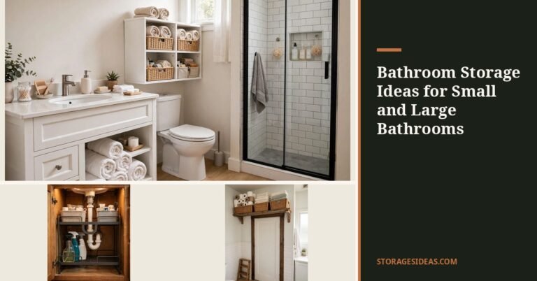 30 Bathroom Storage Ideas for Small and Large Bathrooms 2 30 Bathroom Storage Ideas for Small and Large Bathrooms