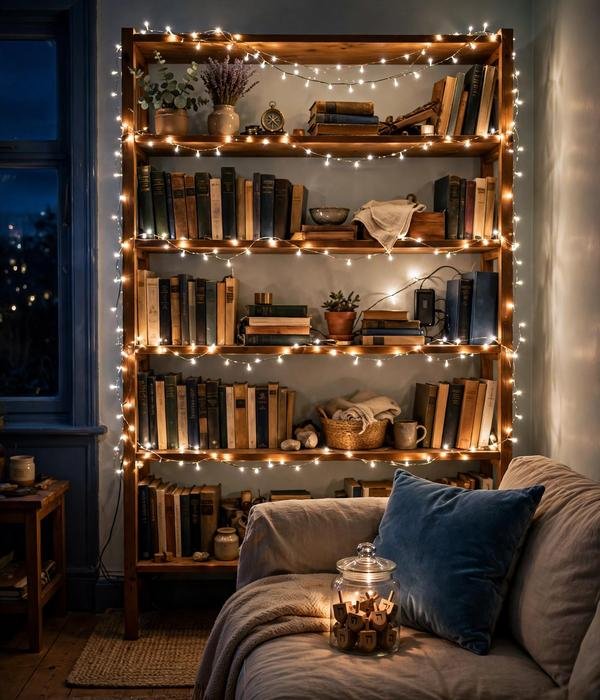 Battery String Lights on a Timer – hanukkah decor small apartment