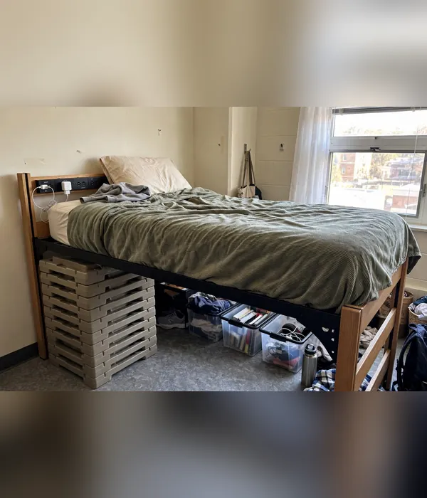 10 Dorm Room Organization Gifts College Students Actually Use 3 Bed Risers With Built-In Outlets – dorm organization gifts