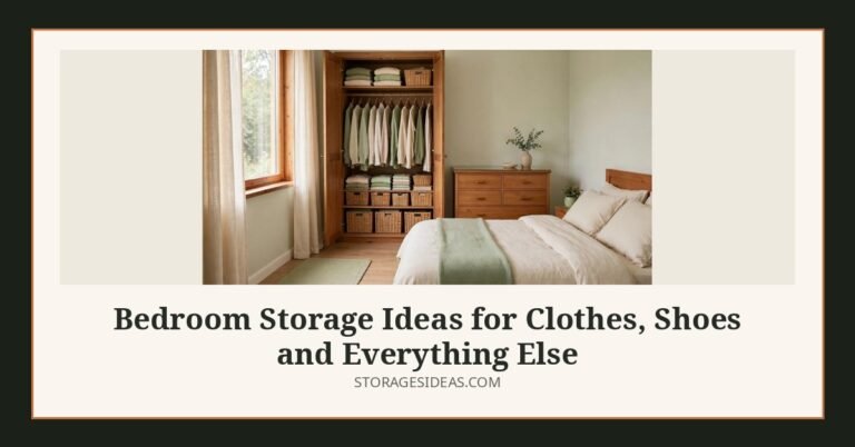30 Bedroom Storage Ideas for Clothes, Shoes and Everything Else 2 30 Bedroom Storage Ideas for Clothes, Shoes and Everything Else