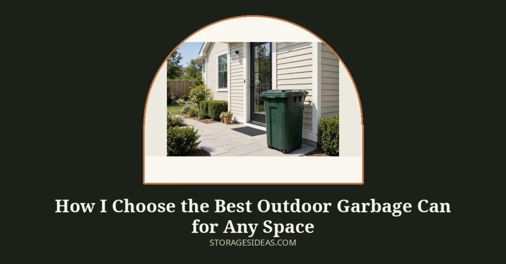 How I Choose the Best Outdoor Garbage Can for Any Space