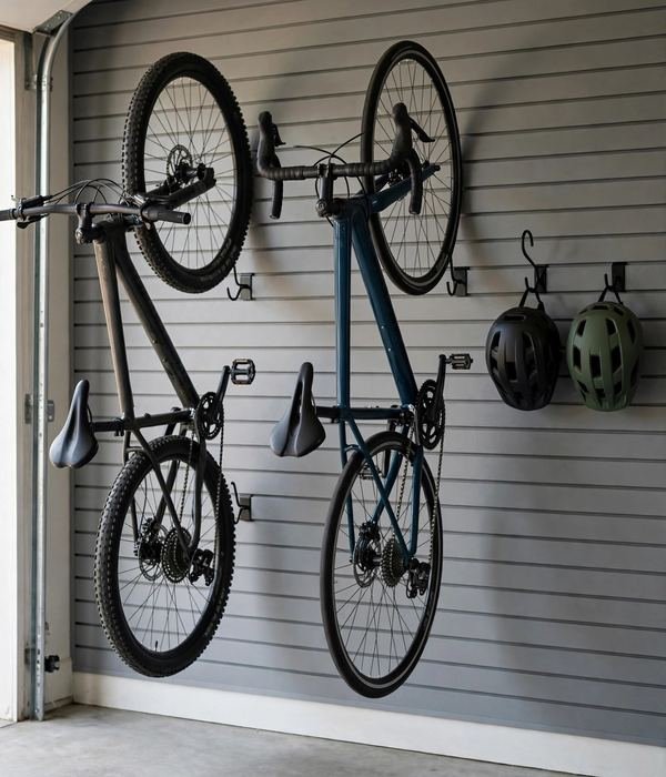 50 Home Organization Ideas for Every Room 51 Bike Wall Hooks – home organization ideas