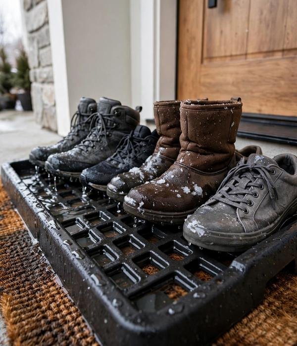 15 Practical Gifts for New Homeowners (Storage Edition) 12 Boot and Shoe Tray – gifts for new homeowners