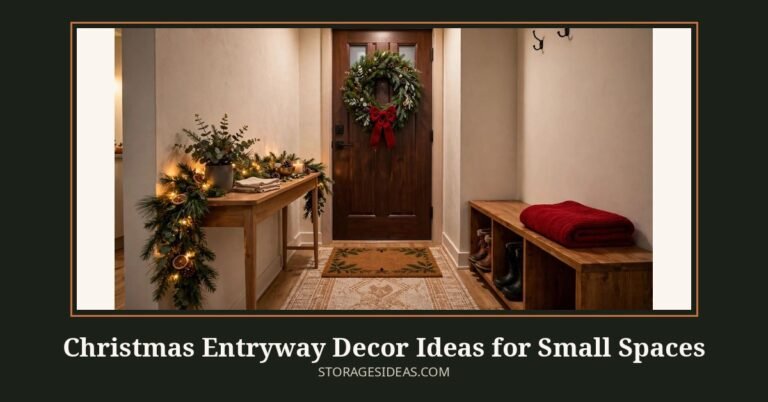 10 Christmas Entryway Decor Ideas for Small Spaces 4 10 Christmas Entryway Decor Ideas for Small Spaces