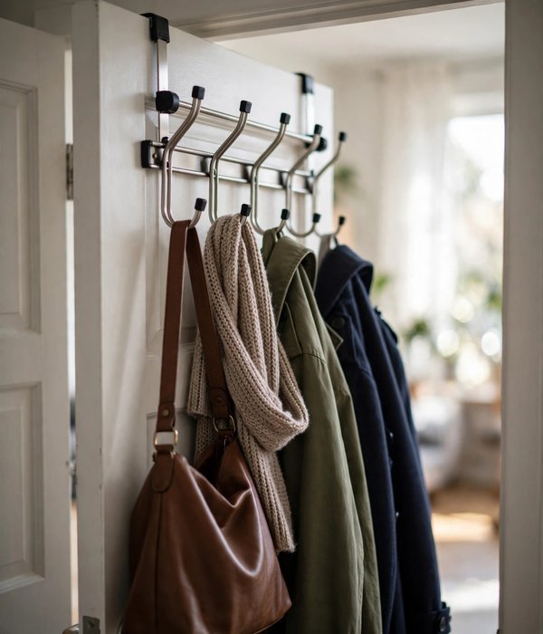Claim the Back of the Front Door – guest coat storage party