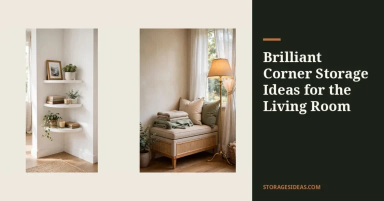 Brilliant Corner Storage Ideas for the Living Room