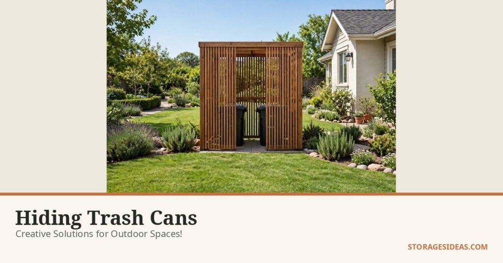 Hiding Trash Cans: Creative Solutions for Outdoor Spaces!