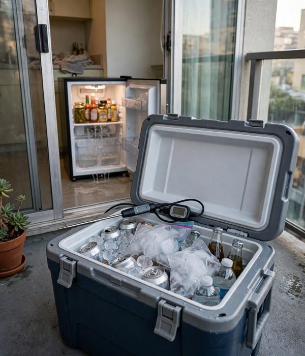 How to Host Thanksgiving in a Small Apartment: Space and Storage Plan 7 Day 4 Out: Build the Fridge Overflow System – thanksgiving small apartment