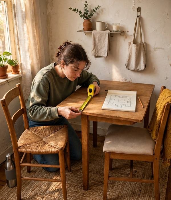 How to Host Thanksgiving in a Small Apartment: Space and Storage Plan 3 Day 7 Out: Count Guests, Measure the Room, Draw the Map – thanksgiving small apartment
