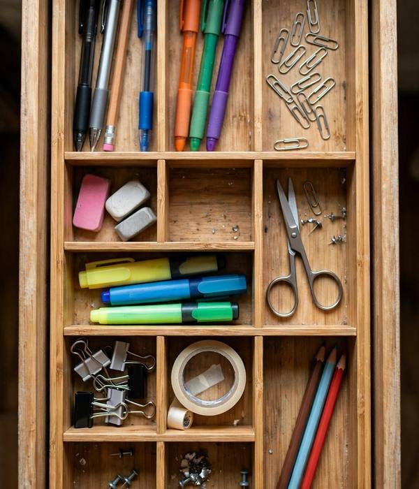 50 Home Organization Ideas for Every Room 40 Desk Drawer Organizer – home organization ideas