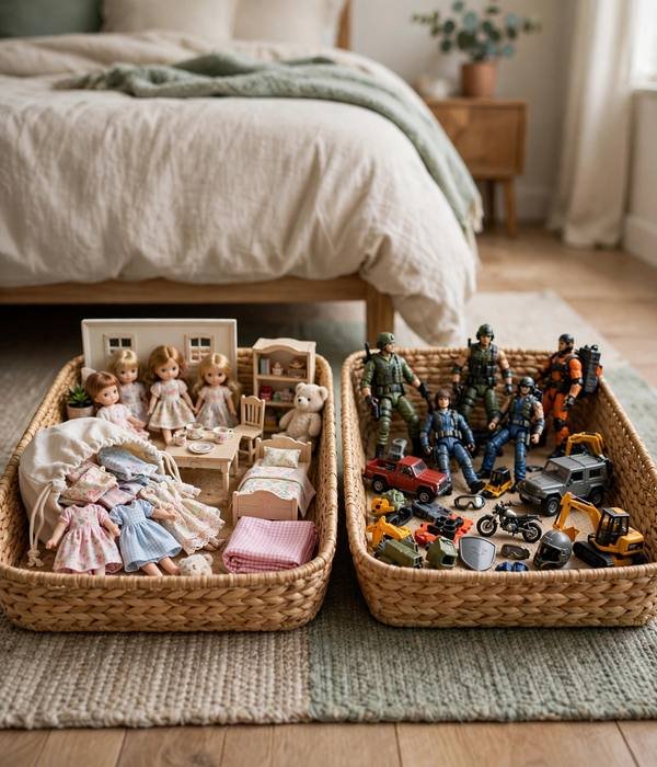 30 Toy Storage Ideas for Bedrooms, Playrooms and Living Rooms 26 Doll and Action-Figure Homes With Zones