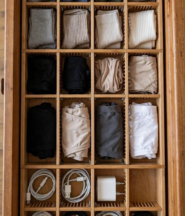 30 Bedroom Storage Ideas for Clothes, Shoes and Everything Else 21 Drawer Dividers