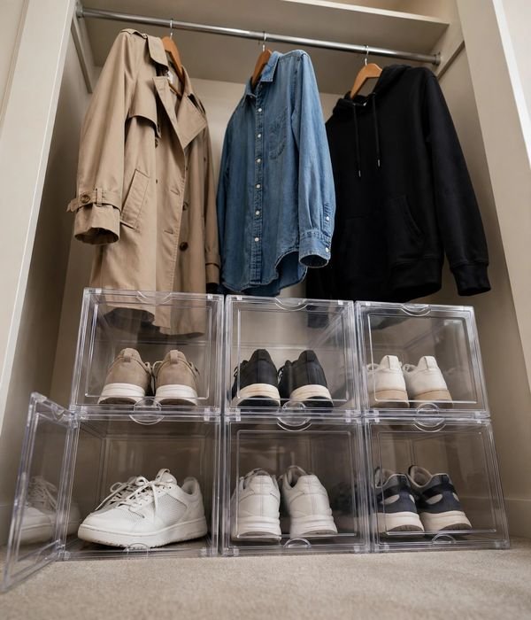 25 Organization Gifts for People Who Love a Tidy Home 12 Drop-Front Shoe Boxes – organization gifts