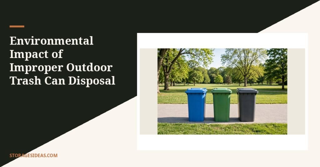 Environmental Impact of Improper Outdoor Trash Can Disposal