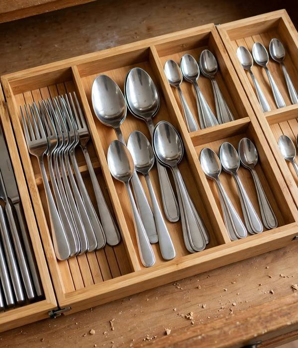 35 Kitchen Storage Ideas for Every Cabinet, Counter and Corner 16 Expandable Cutlery Tray – kitchen storage ideas