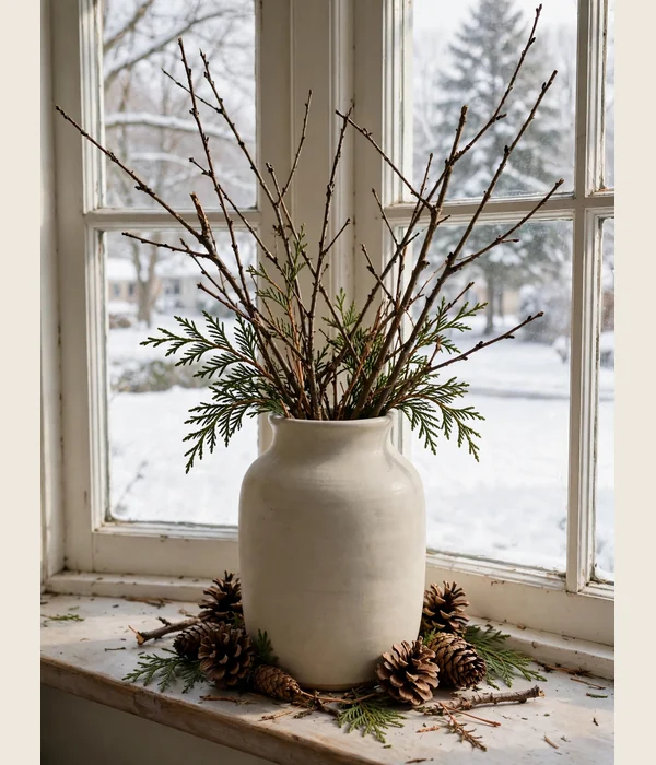 12 Minimalist Christmas Decor Ideas for a Calm, Clutter-Free Home 9 Forage the Fillers