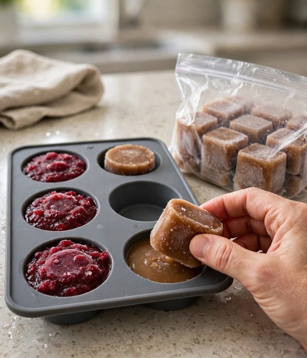 10 Thanksgiving Leftover Storage Ideas for Fridge and Freezer 7 Freeze Single Servings in 1-Cup Soup Cubes