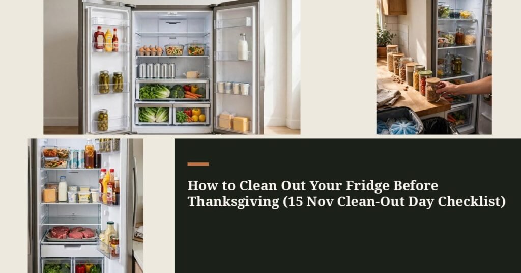 How to Clean Out Your Fridge Before Thanksgiving (15 Nov Clean-Out Day Checklist) 2 How to Clean Out Your Fridge Before Thanksgiving (15 Nov Clean-Out Day Checklist)