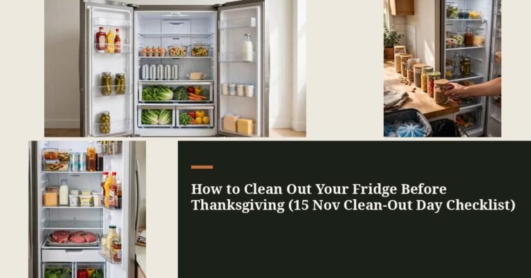 How to Clean Out Your Fridge Before Thanksgiving (15 Nov Clean-Out Day Checklist) 5 How to Clean Out Your Fridge Before Thanksgiving (15 Nov Clean-Out Day Checklist)